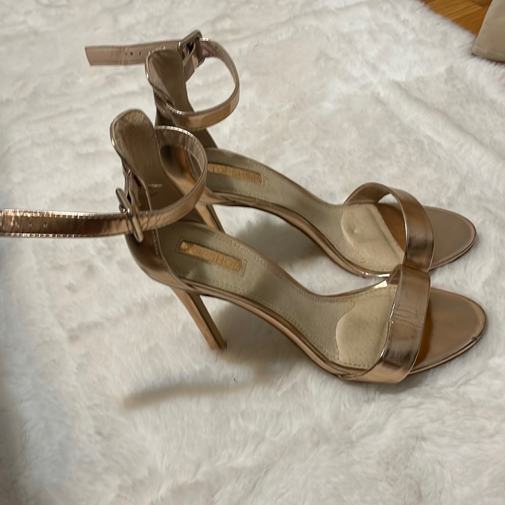 Gold heels